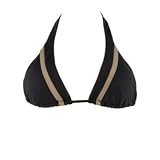 L*Space Women's Malibu Swimsuit Top, Black, X-Small