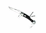 Produkt-Bild: Multifunktions Laguiole Taschenmesser, Staminaholzgriff (schwarz)