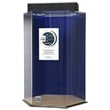 Clear-for-Life Hexagon 35 Gallon Acrylic Aquarium w/ Color (Sapphire Blue)