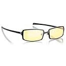 Gunnar Optiks ANI-00101 Anime Full Rim Color Enhanced Computer Glasses with Amber Lens Tint, Onyx Frame Finish