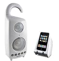 Wireless Waterproof Shower Speaker With Dock Transmitter --- Connect Your Radio, Ipod Touch, iPhone, Ipod Classic , Ipod Nano, Ipod shuffle, Sandisk Sansa, Creative Zen Or Any MP3 Players