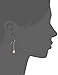 Amazon Collection 14k Yellow Gold Teardrop Filigree Dangle Earrings
