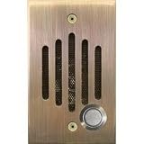 Channel Vision IU-0232C IU Series CAT5 Intercom Door Station, Antique Brass