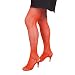 Fishnet Tights- Red