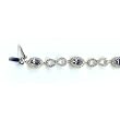 14K White Gold Tanzanite and Diamond Bracelet