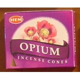Opium - Case of 12 Boxes, 10 Cones Each - HEM Incense From India