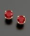 14k Gold Ruby Earrings (1 ct. t.w.)