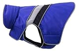 Doggles DOOWCC22-04 Canine Coat Chevron Blue - Size 22
