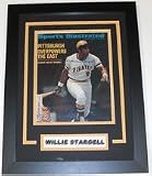 Willie Stargell Autographed Pittsburgh Pirates Sports Illustrated Custom Framed