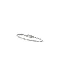 14K White Gold - 3 mm Basket Weave Chain