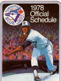1978 Toronto Blue Jays Pocket Schedule Labatts