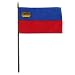 Liechtenstein Flag 4 x 6 inch