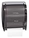 Kimberly-Clark 09767 Professional Lev-R-Matic Roll Towel Dispenser with 1.75" Roll Holder, Built-In MICROBAN Anti-Microbial Protection, Smoke Color