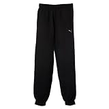 PUMA Jungen Sweathose ESL, Closed, black, 128, 812027 01