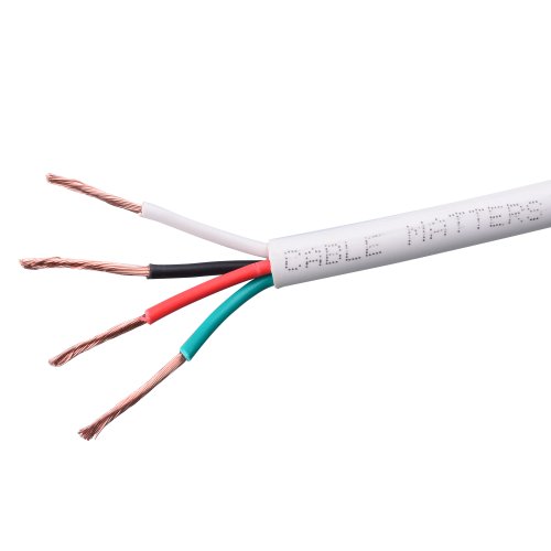 Cable Matters 4-Conductor In-Wall Rated (CM) 16 AWG Speaker Cable, 100% Bare Copper 250 Feet On Sale