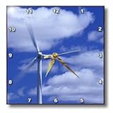 Renewable Energy of Wind Power Generator-CO07 JME0000 - John and Lisa Merrill - 10x10 Wall Clock