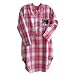 Pink Plaid Border Collie