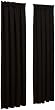 S. Lichtenberg and Co. Madison 54 by 84-Inch Curtain Panel, Black