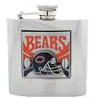 Chicago Bears Steel Hip Beverage Flask - NFL Football Fan Shop Sports Team Merchandise
