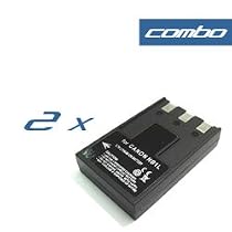 Canon Digital Ixus 400 V V2 V3 Powershot S100 S110 S200 S230 S300 S330 S400 S410 S500 Digital Photo Camera Value Combo Nb-1lh (Nb-1l) Li-ion Equivalent High-quality Replacement Battery 2 Pack