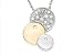 Childrens 14K Two Tone Gold Diamond Pendant