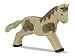 Holztiger 1310 Pferd, gefleckt, laufend