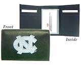 North Carolina Tar Heels Embroidered Leather Tri-Fold Wallet