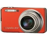 [Bundle] Caplio R7 orange + Pix compact leather crust case 11 x 3.5 x 8 cm + Class 6 4 GB SDHC Memory Card + DB70 compatible battery