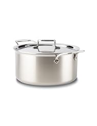 All-Clad Brushed Stainless D5 8-Quart Stock Pot with Lid by All Clad