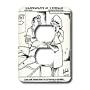 Londons Times Funny Medicine Cartoons - Bad Underwear Heart Attack - Light Switch Covers - 2 plug outlet cover