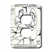 Londons Times Funny Medicine Cartoons - Bad Underwear Heart Attack - Light Switch Cov...