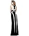 Mori Lady Women's Scoop Neck Strapless Mermaid Long Evening Dress Party Gowns