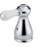 Buy Delta Faucet H577 Leland, Single Porcelain Lever Handle Kit, Chrome by DELTA FAUCET