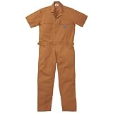 Dickies(ディッキーズ) 半袖ツヅキ服 ブラウン 5Lサイズ