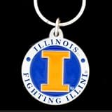 NCAA Team Logo Key Ring - Illinois Fighting Illini