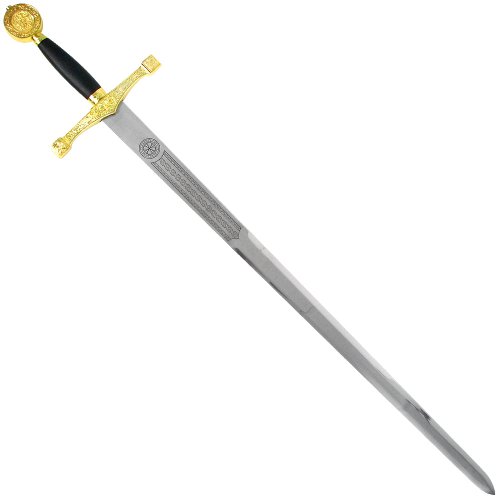 BladesUSA C-900G Medieval Sword 45.5-Inch Overall On Sale