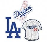 Los Angeles Dodgers Car Magnet Set