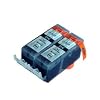 2x PGI-520 (PGI520PGBK) Black Compatible Ink Cartridge For Canon Pixma MP540 MP560 MP550 MP620 MP640 MP630 MP980 iP3600 MP990 iP4600 MX860 iP4700 Printers. Complete with chip for easy intall.