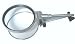 PRECISE Bench-top Chrome Plated Foldable Magnifier With LED light, 2X Image
