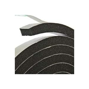 Frost King R734H Sponge Rubber Foam Tape 7/16-Inch, Black