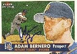 Adam Bernero, Detroit Tigers Autographed Card