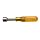 Xcelite P10 Compact Standard Drilled Nutdriver, 5/16" Hole Depth, 1-9/32" Working Length, Amber Handle