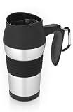 Thermos Nissan 14-Ounce Leak-Proof Travel Mug, Espresso