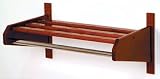 36" Coat and Hat Rack - Dark Red Mahogany Finish (Dark Red Mahogany) (11.5"H x 37.75"W x 15.5"D)