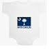 South Carolina State Flag Baby Ultrasoft Onesie