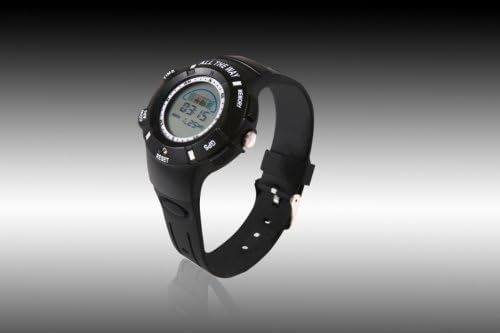 All The Way Outdoor GPS Watch Waterproof Sport Man Woman Watches GPS Tracker Compass Automatic Readier Temperature Speed Navigation Latitude Longitude 140903ATW (Black)