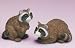Racoon Babies Lawn/Garden Ornaments - Assorted - Assorted