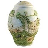 Harmony Ball Rainbow Bridge DOG Cachepot- A Beautiful Urn for Pet Ashes