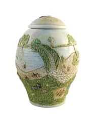 Single Detail Page Misc: Harmony Ball Rainbow Bridge DOG Cachepot- A Beautiful Urn for Pet Ashes - Harmony BALL