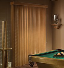 Vertical Blinds Solid Textured Acadia - Vertical Window Blinds
